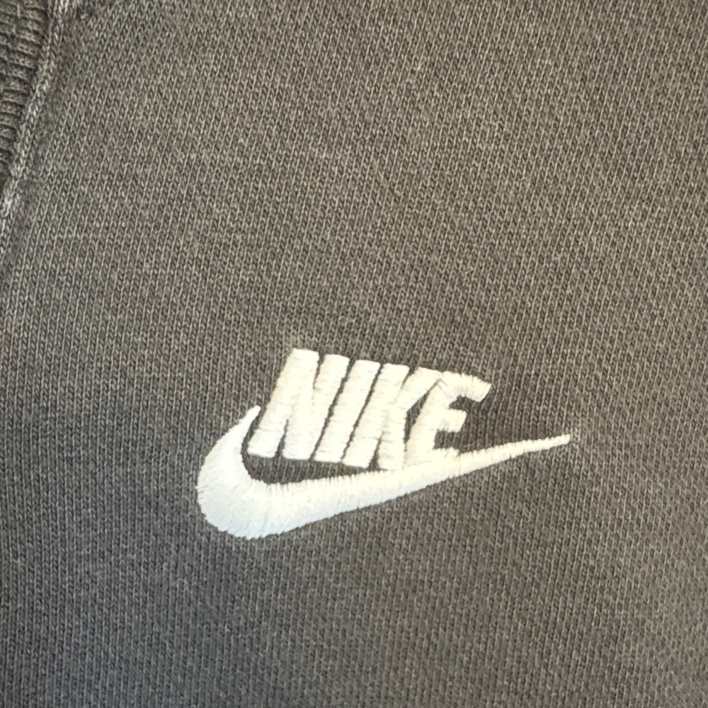 Nike Black Oversized Laceup Pullover Hoodie - Picture 2 of 4